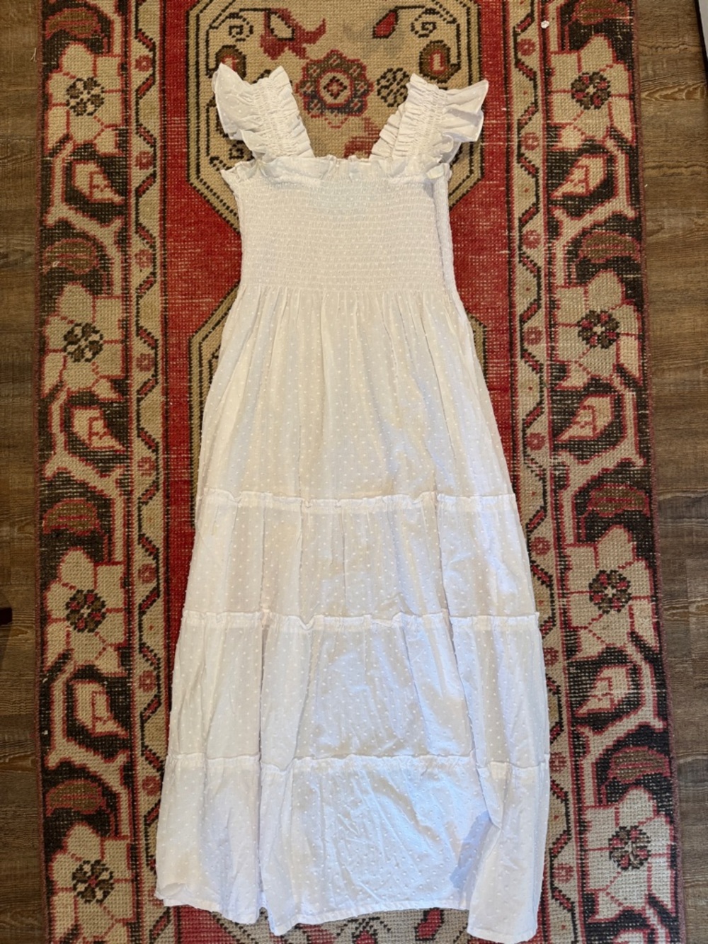 Like New - Hill House Ellie Nap Dress White Swiss Dot - Picture 3 of 3